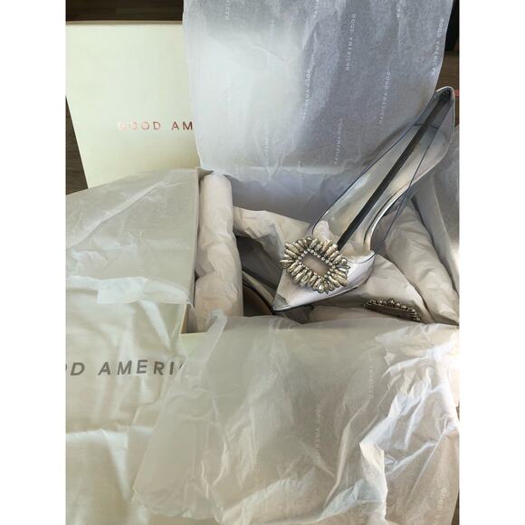 Good American Cinder-F**king-Rella Pump in Glass - 11.5 - Picture 8 of 9